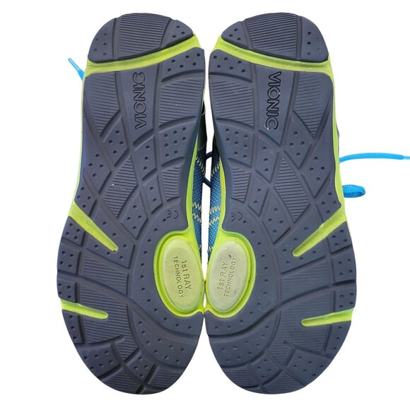 Vionic‎ Athletic Sneakers Blue Yellow 7.5 Shoes ALLIANCE Sport Outdoors - Picture 5 of 9